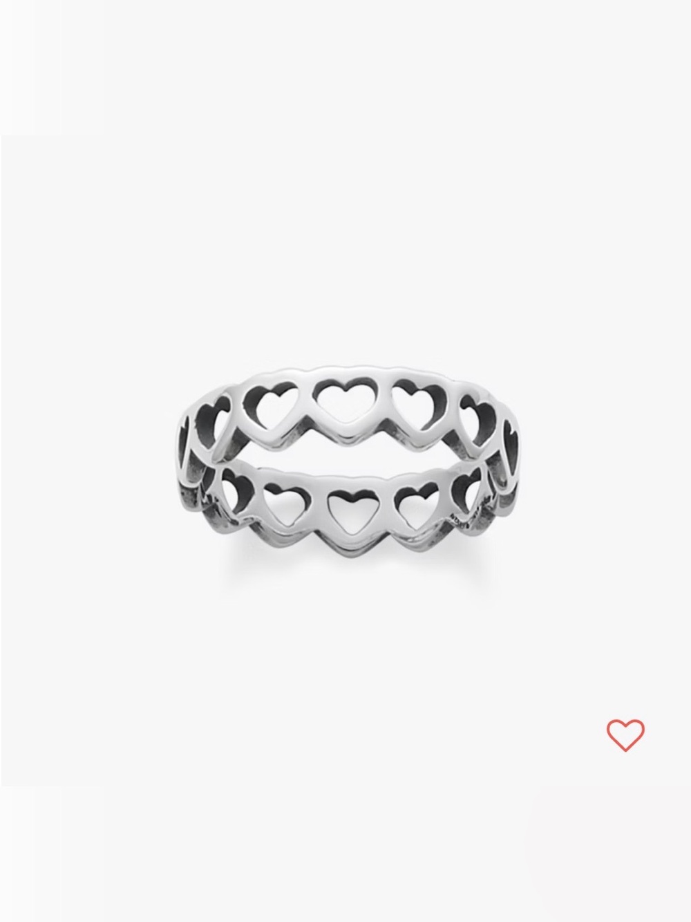 James Avery Tiny Hearts Ring